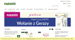 Desktop Screenshot of paganini.com.pl